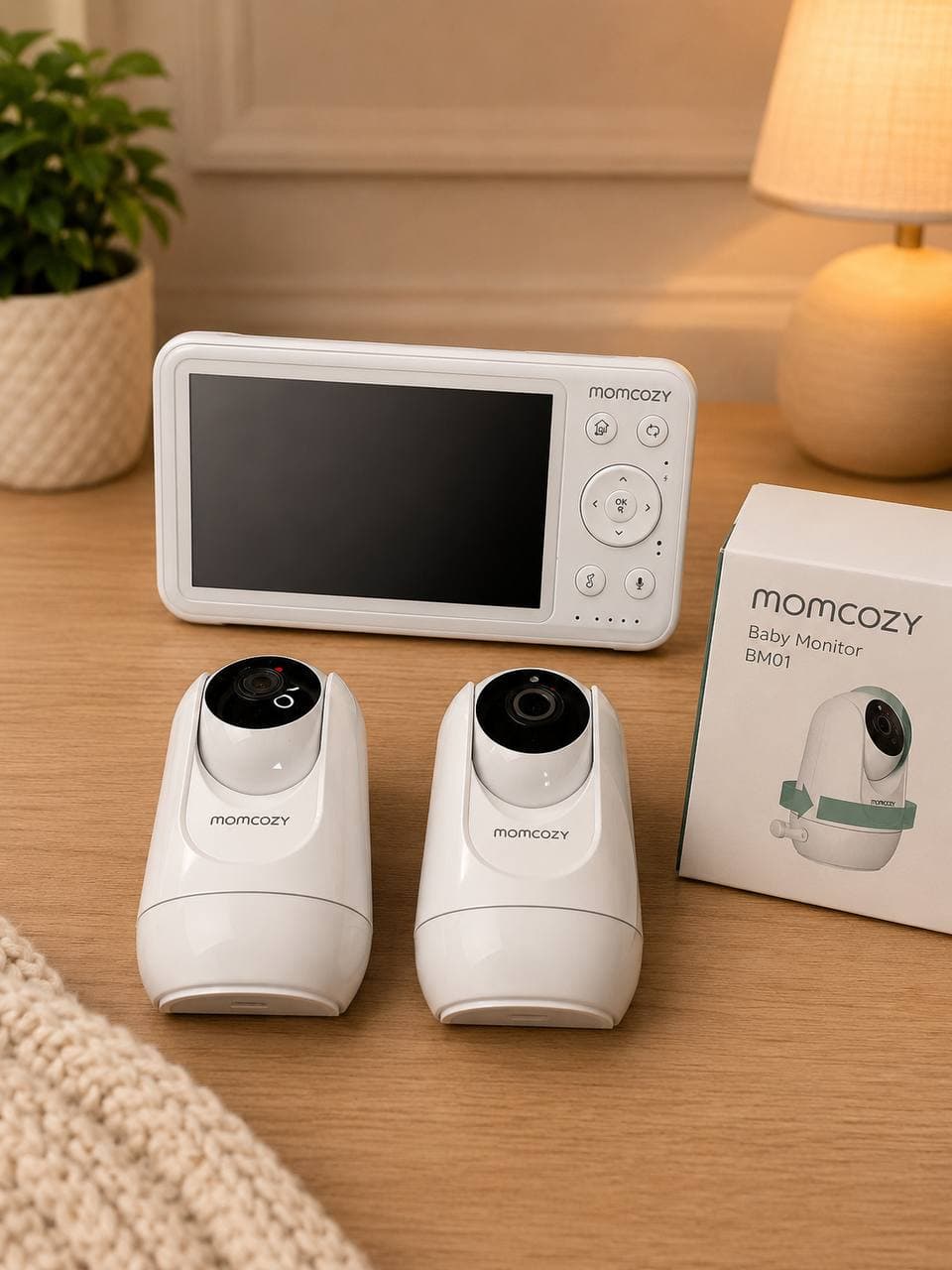 Momcozy BM01 5-inch 1080p Baby Monitor with Two Cameras
