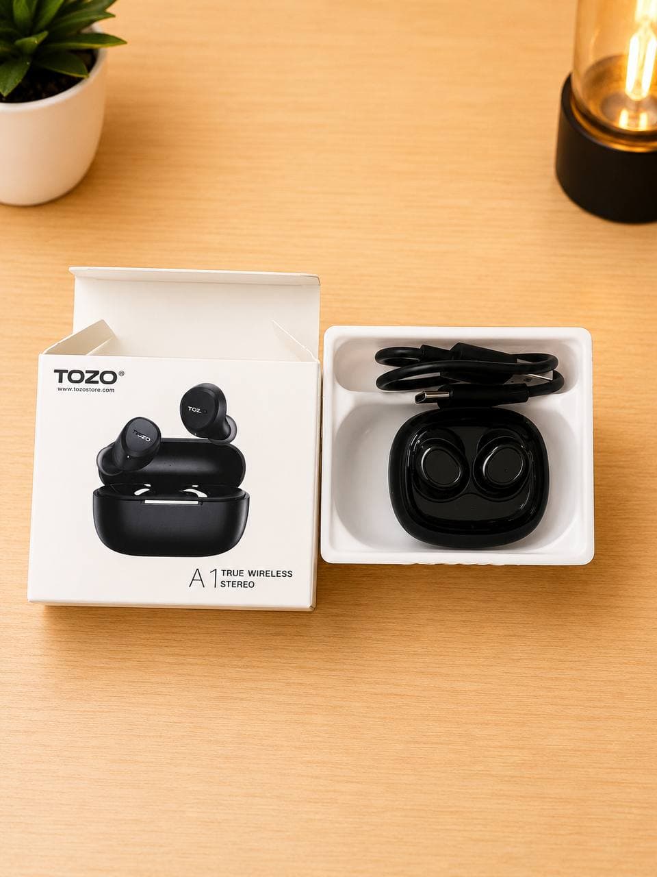 Bezprzewodowe słuchawki Bluetooth z etui ładującym