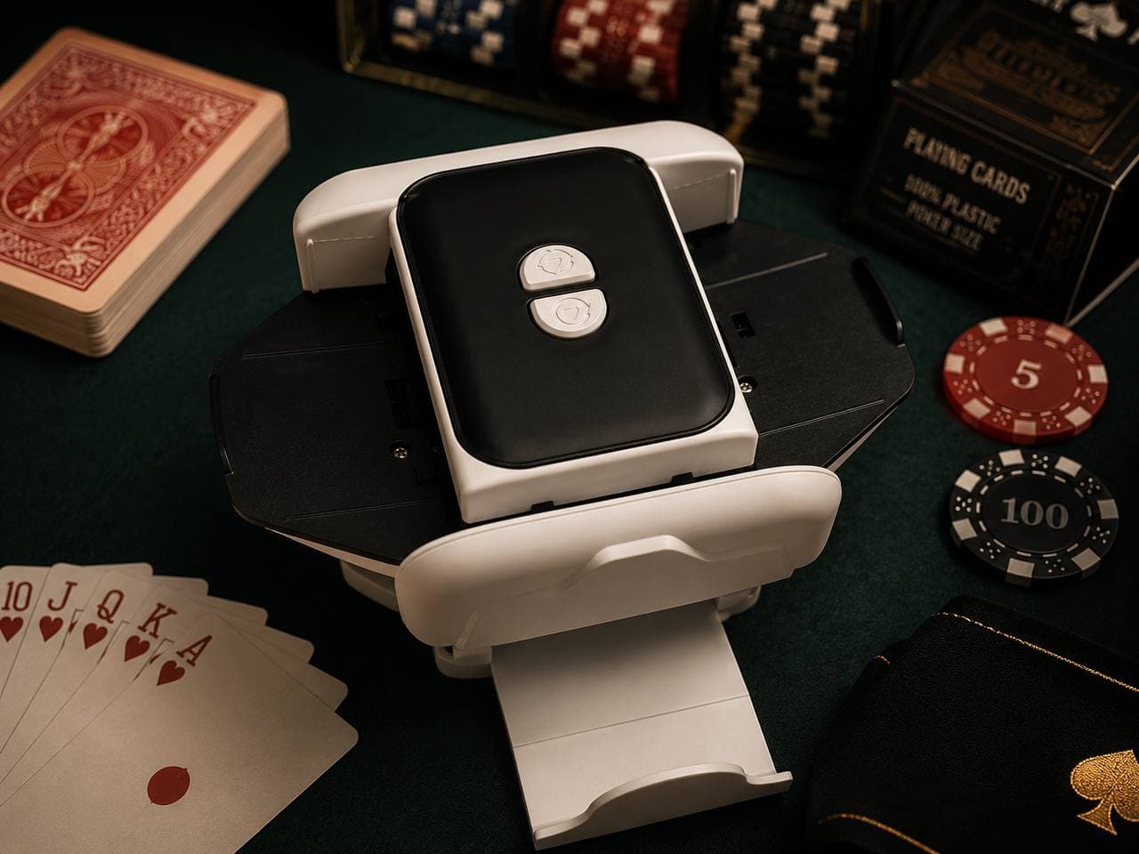 Automatyczna Tasowarka do Kart USB-C | Poker UNO Blackjack